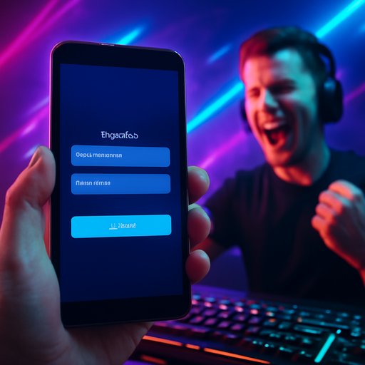 bd games login form on Android phone
